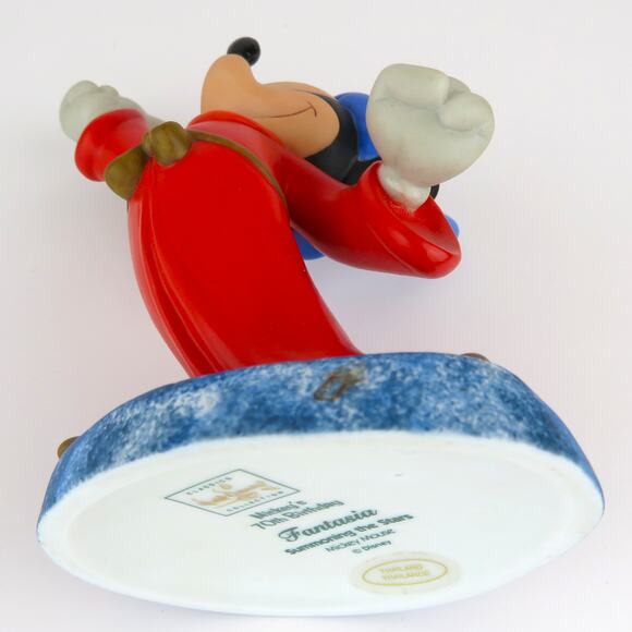 Walt Disney Classics Collection Mickey Mouse Fantasia Summoning the Stars Figure - Picture 8 of 16